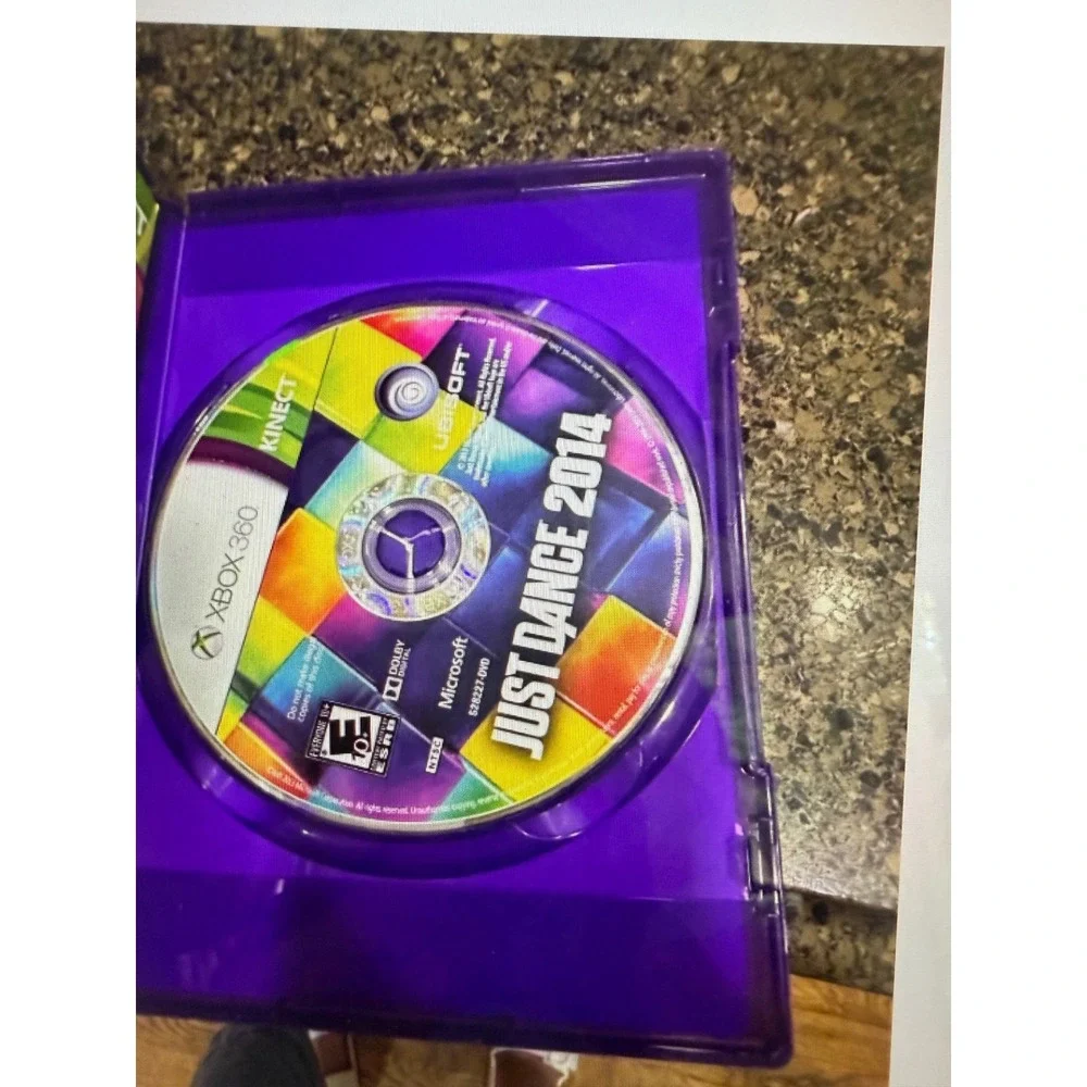Xbox 360 Just Dance Bundle Just Dance 4 2014 and Kids 2014 Kinect Games Lot